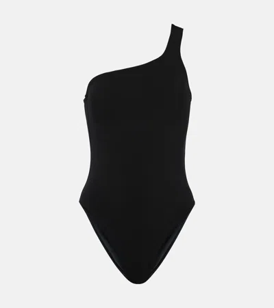 Isabel Marant Sage One-shoulder Swimsuit In Black