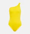 Isabel Marant Sage One-shoulder Swimsuit In Yellow