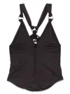 Isabel Marant Sakina Faux-suede Tank Top In Black