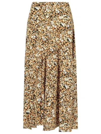 ISABEL MARANT ISABEL MARANT 'SAKURA' MULTICOLOURED SILK SKIRT