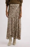Isabel Marant Sakura Snakeskin-print A-line Maxi Skirt In Natural