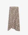 Isabel Marant Sakura Snakeskin-print A-line Maxi Skirt In Natural