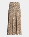 Isabel Marant Sakura Snakeskin-print A-line Maxi Skirt In Natural