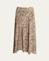 Isabel Marant Sakura Snakeskin-print A-line Maxi Skirt In Natural