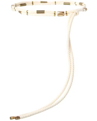 Isabel Marant Sakya Canvas Belt In Neutral