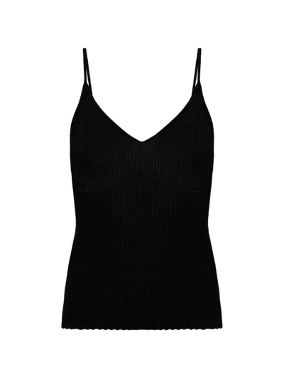 Isabel Marant Saloma V-neck Tank Top In Black