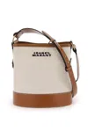 ISABEL MARANT SAMARA COTTON CANVAS SHOULDER BAG