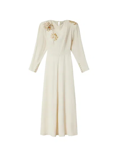 Isabel Marant Samsha Dress In White