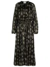 Isabel Marant 'sana' Silk Robe Noire