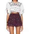 Isabel Marant Sana Cropped Tiered Embroidered Crepe De Chine Blouse In White