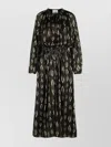 Isabel Marant 'sana' Silk Robe Noire