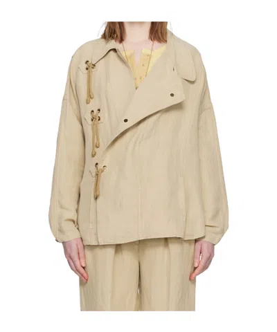 Isabel Marant Sanae Long-sleeved Casual Jacket In Multi