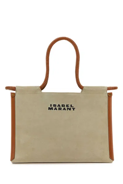 Isabel Marant Sand Canvas Toledo Shopping Bag
