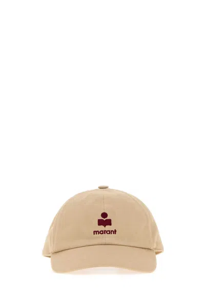 Isabel Marant Sand Cotton Baseball Cap In Beige O Tan
