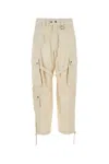 Isabel Marant Cargo Trousers Gold-tone Stud Embellishment