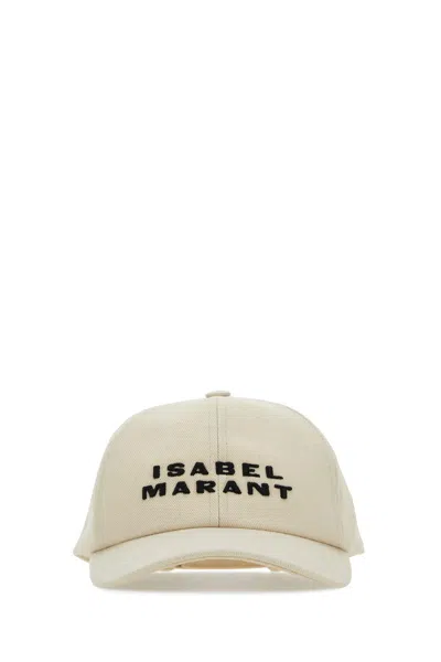 Isabel Marant Trucker Cap "tyron" Curved Brim In White