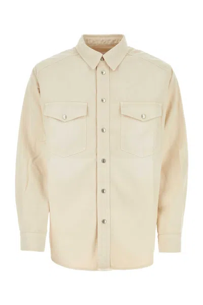 Isabel Marant Sand Denim Tailly Shirt In Neutral