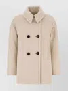 Isabel Marant Sand Wool Blend Fiby Coat In Neutral