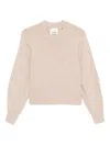 Isabel Marant Sand Wool Blend Leandra Sweater In Pink