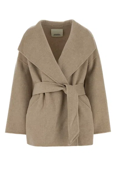 Isabel Marant Sand Wool-blend Caeton Jacket In Multi