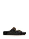 Isabel Marant Black Lennyo Buckle Sandals