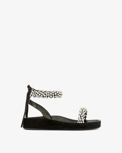 Isabel Marant Sandalen Mellan In Schwarz
