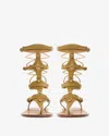 Isabel Marant Nensi Suede Gladiator Sandals In Neutral