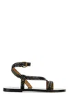 Isabel Marant Sandali Jopee In Pelle Nera  Donna In Black
