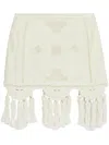 Isabel Marant Sandra Cotton Mini Skirt In White