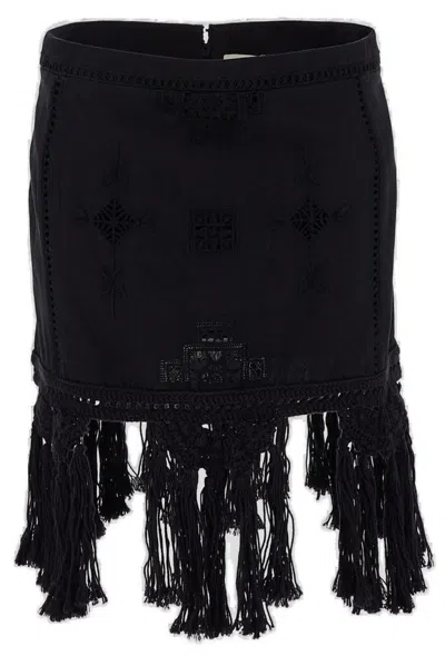 Isabel Marant Sandra Mini Ksirt In Black