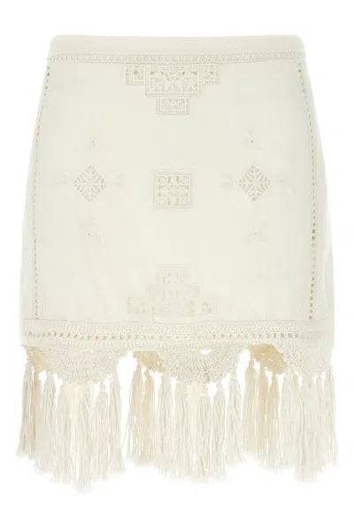 Isabel Marant 'sandra' Skirt In Neutral