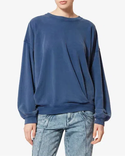 Isabel Marant Sauria Sweatshirt In Indigo In Multi