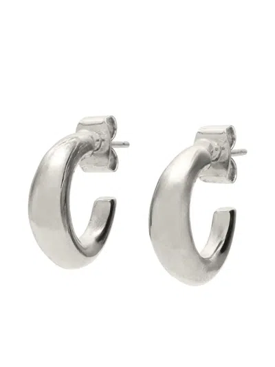 Isabel Marant Saya Hoop Earrings In 银色