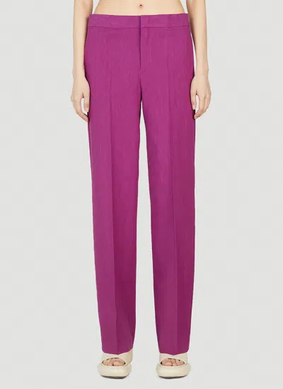 Isabel Marant Scarly Trousers In Purple