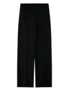 Isabel Marant Scarly Satin Trousers In Black