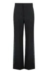 Isabel Marant Trousers Wide Leg Belt Loops In Black