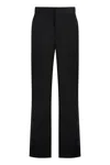 Isabel Marant Trousers With Belt Loops And Satin Trim In Black