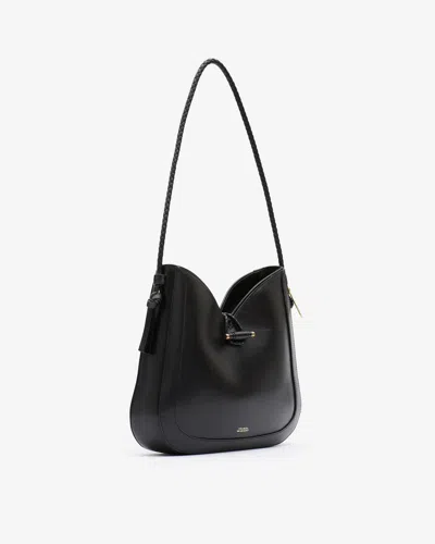 Isabel Marant Schultertasche Vigo Hobo Aus Leder In Schwarz