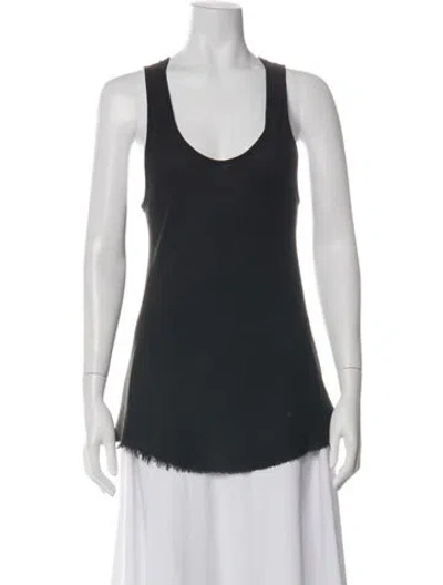 Pre-owned Isabel Marant Scoop Neck Sleeveless Top In Black