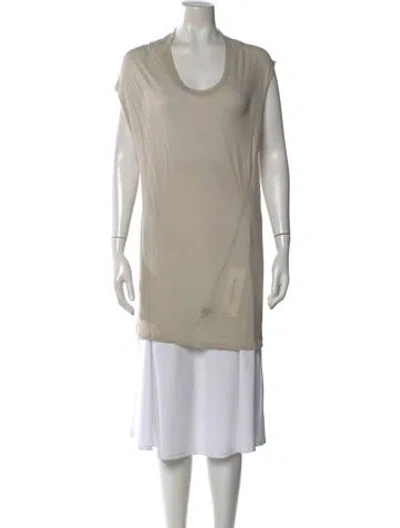 Pre-owned Isabel Marant Scoop Neck Sleeveless Top In Neutral