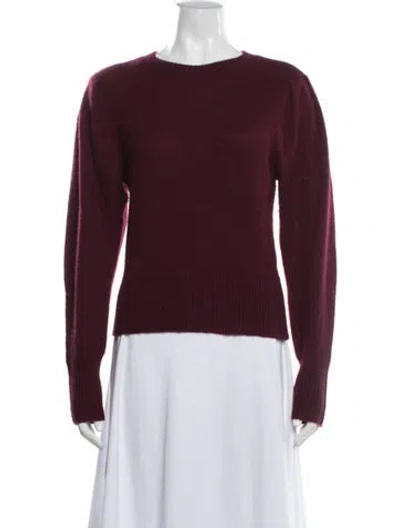 Pre-owned Isabel Marant Scoop Neck Sweater In Burgundy