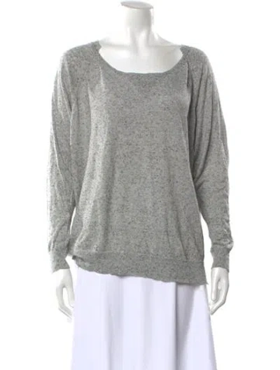 Pre-owned Isabel Marant Scoop Neck Sweater In Gray