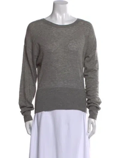 Pre-owned Isabel Marant Scoop Neck Sweater In Gray