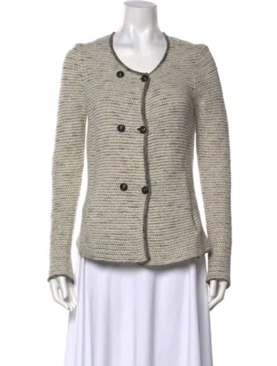 Pre-owned Isabel Marant Scoop Neck Sweater In Gray