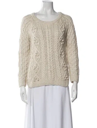 Pre-owned Isabel Marant Scoop Neck Sweater In Neutral