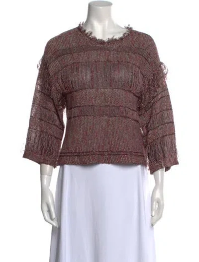 Pre-owned Isabel Marant Scoop Neck Sweater In Pink