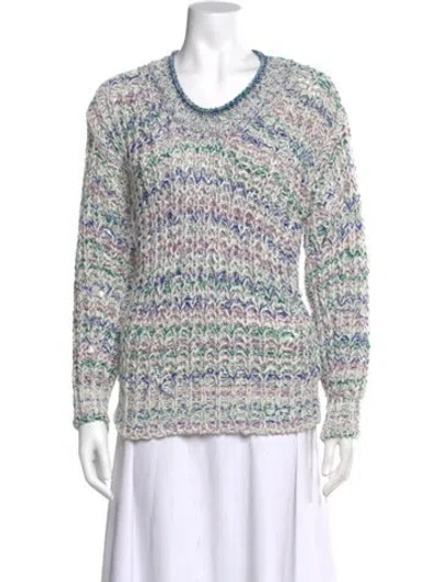 Pre-owned Isabel Marant Scoop Neck Sweater In White