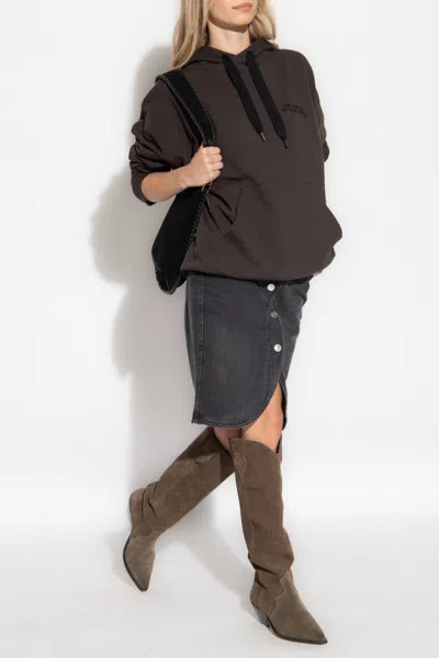 Isabel Marant ‘scott' Hoodie With Logo In Black