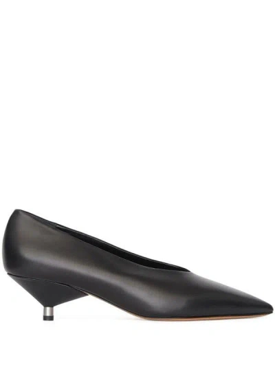 Isabel Marant Sculpted-heel Leather Pumps In Black