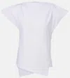 Isabel Marant Sebani Asymmetric Cotton T-shirt